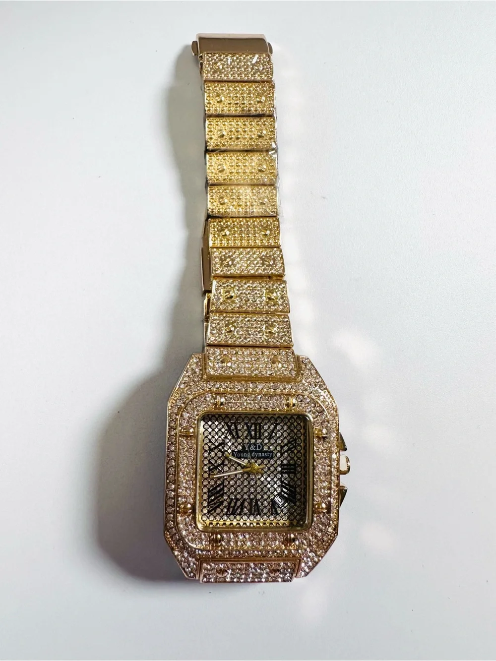 NEW Young Dynasty Street Hip Hop Bling Mens/Unisex Watch Sz 8